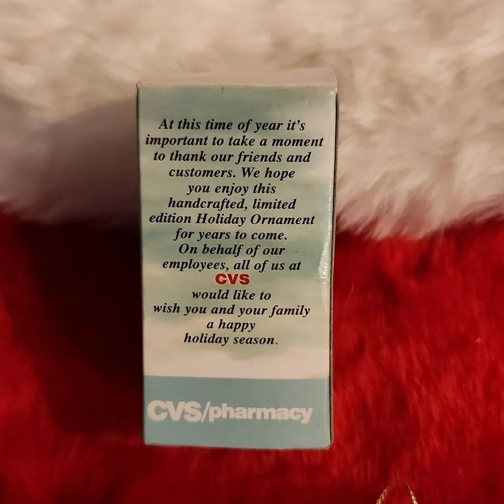 CVS 1998 Snowman Limited Edition Ornament